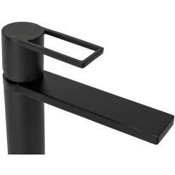 Смеситель для умывальника Rea Flip Black matt B2007
