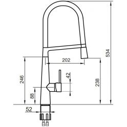 Смеситель для мойки Ahti Kemi KM813019