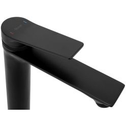 Смеситель для умывальника Rea Viral Black matt B2028