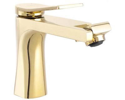 Смеситель для умывальника Rea Soul Gold B9959