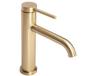 Смеситель для умывальника Rea Clif gold matt B5323