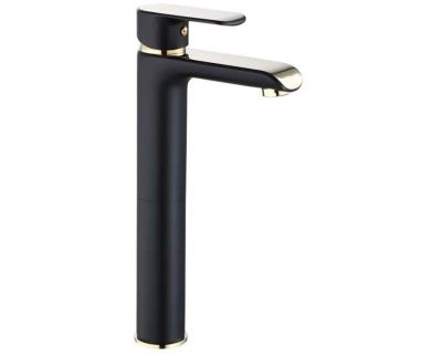 Смеситель для умывальника Rea Bloom Black Gold B9936