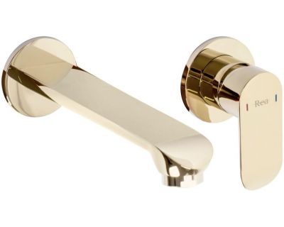 Смеситель для умывальника Rea Hyper Gold B2060