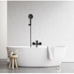 Смеситель для ванны Rea Mayson Black B9634