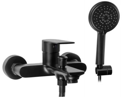 Смеситель для ванны Rea Mayson Black B9634