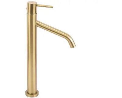 Смеситель для умывальника Rea Level gold matt B6217