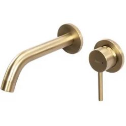 Смеситель для умывальника Rea Owen gold matt B5334