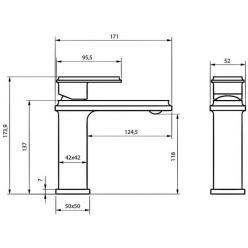 Смеситель для умывальника Ahti Vihti VH201101