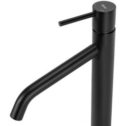 Смеситель для умывальника Rea Level Black matt B2046