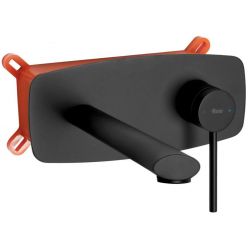 Смеситель для умывальника Rea Oval Black matt B8860