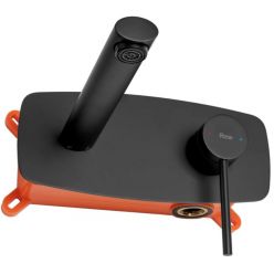 Смеситель для умывальника Rea Oval Black matt B8860