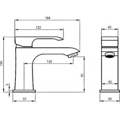 Смеситель для умывальника Ahti Rauma RM201001