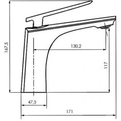 Смеситель для умывальника Ahti Pori PR201001