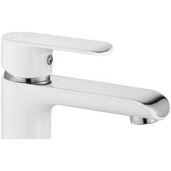 Смеситель для умывальника Rea Bloom White Chrome B9915