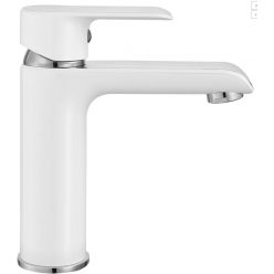 Смеситель для умывальника Rea Bloom White Chrome B9915