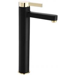 Смеситель для умывальника Rea Polo Black Gold B9978