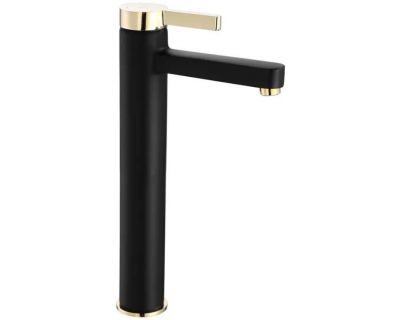 Смеситель для умывальника Rea Polo Black Gold B9978