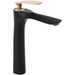 Смеситель для умывальника Rea Orbit Black Gold B2055