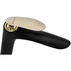 Смеситель для умывальника Rea Orbit Black Gold B2054