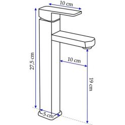 Смеситель для умывальника Rea Caro B0498