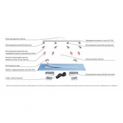 Душевой лоток Berges Wasserhaus C1 Brise 800 90133