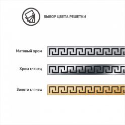 Душевой лоток Berges Wasserhaus В1 Antik 900 91027