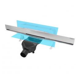 Душевой лоток Berges Wasserhaus WALL 600 91156