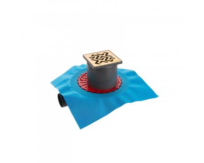 Трап для душа Berges Wasserhaus ZENTRUM Antik 100х100 92364