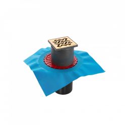 Трап для душа Berges Wasserhaus ZENTRUM Antik 100х100 92464