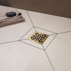 Трап для душа Berges Wasserhaus ZENTRUM Antik 100х100 92464