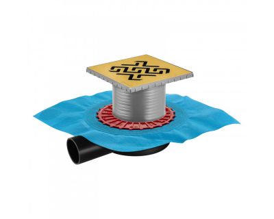 Трап для душа Berges Wasserhaus ZENTRUM Antik 150х150 94365