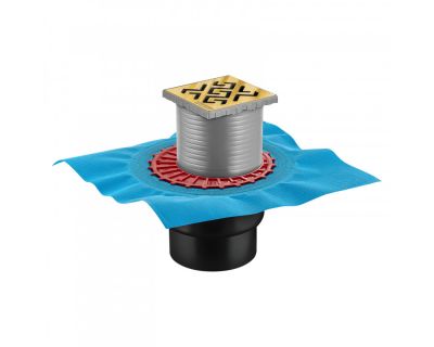 Трап для душа Berges Wasserhaus ZENTRUM Antik 100х100 94464