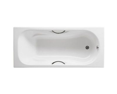 Чугунная ванна Roca Malibu 160x75 с ножками и ручками 231070001