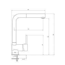 Смеситель для кухни Deante Aster [BCA_W730] белый