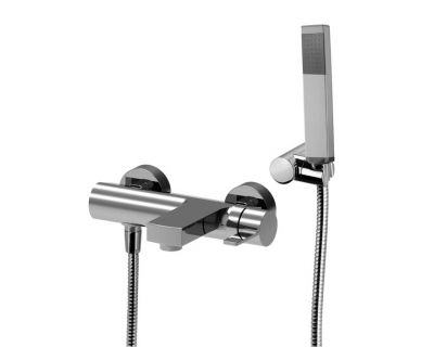 Смеситель для ванны с душем (хром) Paffoni Rock RO023CR
