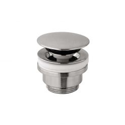 Донный клапан для раковины Paffoni ZSCA050ST click-clack нерж. сталь