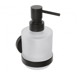 Настенный дозатор для жидкого мыла (стекло) вариант MINI, 200 ml Bemeta DARK 104109100