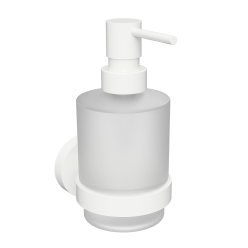 Настенный дозатор для жидкого мыла (стекло) вариант MINI, 200 ml Bemeta WHITE 104109104