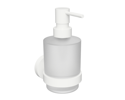 Настенный дозатор для жидкого мыла (стекло) вариант MINI, 200 ml Bemeta WHITE 104109104