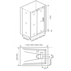 Боковая панель GoodDoor Galaxy SP-80-C-CH