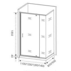 Боковая панель GoodDoor ORION SP-90-C-CH