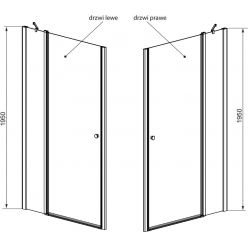 Душевая дверь Radaway Eos II DWJ 100 [3799442-01R]