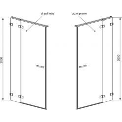 Душевая дверь Radaway Euphoria DWJ 100 [383014-01]