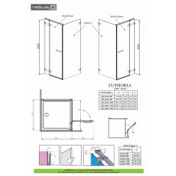 Душевая дверь Radaway Euphoria KDJ 110 см [383041-01R]