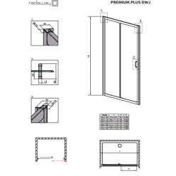 Душевая дверь Radaway Premium Plus DWJ 120 [33313-01-08N]