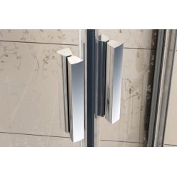 Душевая дверь Ravak Blix BLDP2-110 0PVD0100ZH белый + стекло графит
