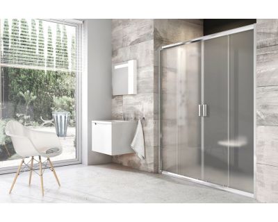 Душевая дверь Ravak Blix BLDP4 - 120 блестящий + транспарент 0YVG0C00Z1