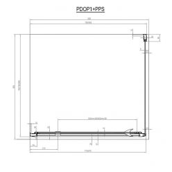 Душевая стенка Ravak Pivot PPS-80 сатин+транспарент
