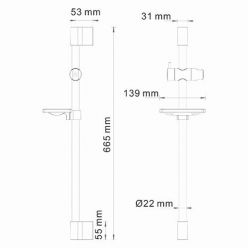 Душевая стойка WasserKraft A063