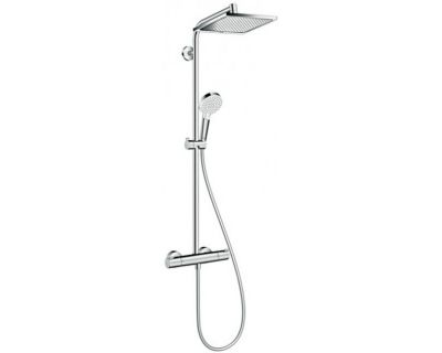 Душевая стойка Hansgrohe Crometta Е 240 1jet Showerpipe EcoSmart 27281000 9 л